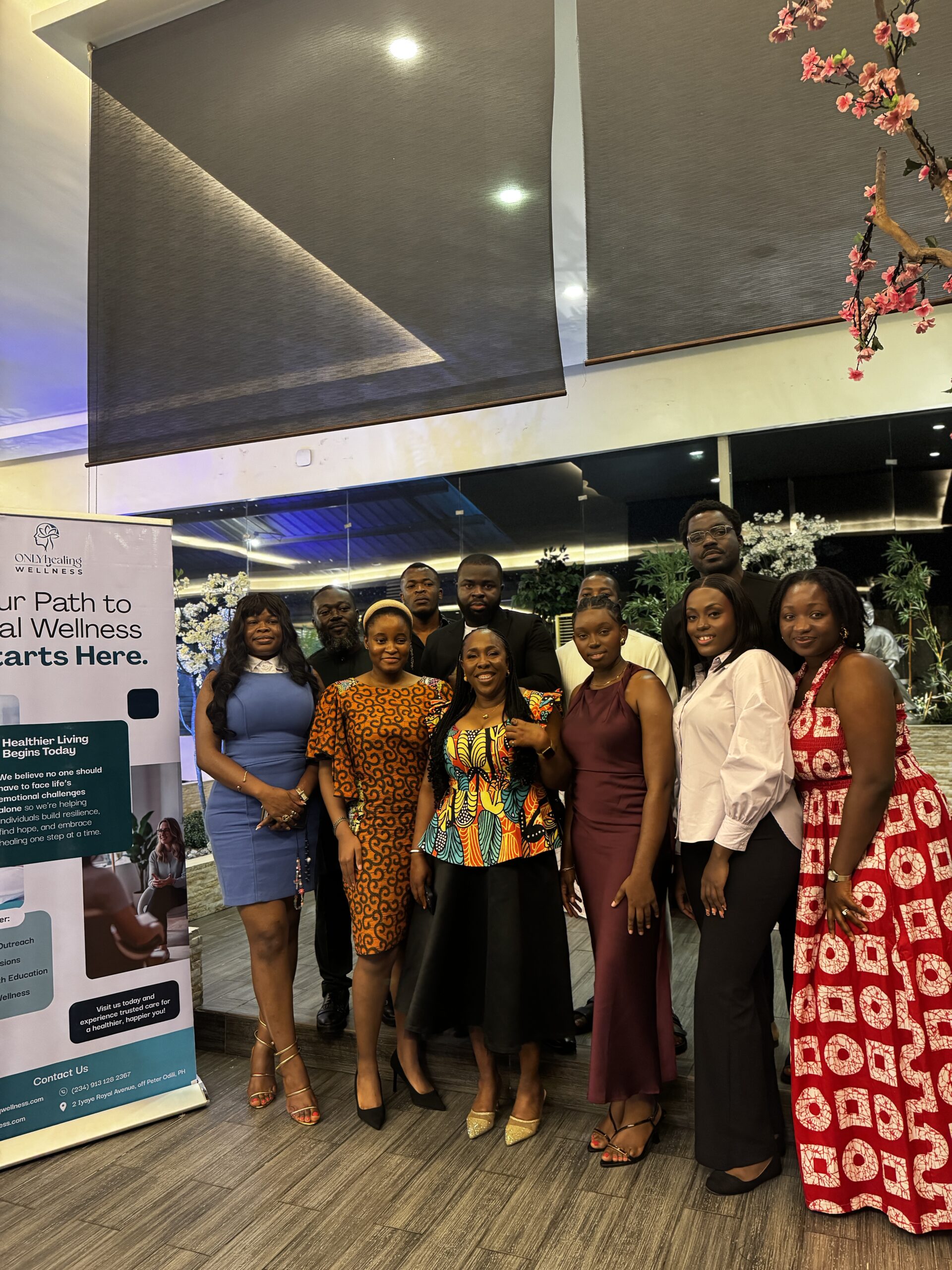 The Only Healing Wellness community gathered at our launch